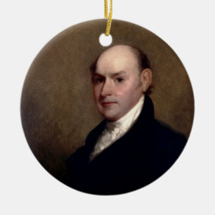 Adorno De Cerámica U.S. Presidente John Quincy Adams de Gilbert