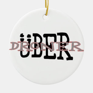 Adorno De Cerámica Uber Droner
