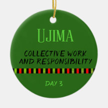 Ujima - Verde Día 3 de Kwanzaa