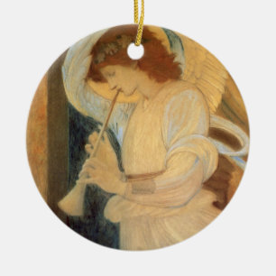 Adorno De Cerámica Un ángel tocando un flageolet de Burne Jones