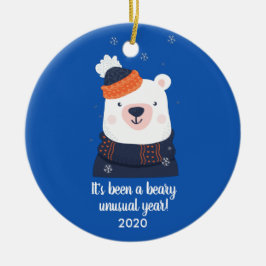 Adorno De Cerámica Un año inusual, curioso, Navidades de 2020