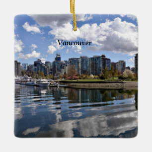 Adorno De Cerámica Un bello día en Vancouver, Columbia Británica