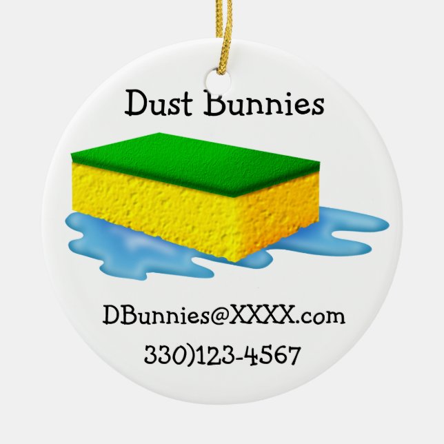 Adorno De Cerámica Un bello tema LIMPIO (Frente)