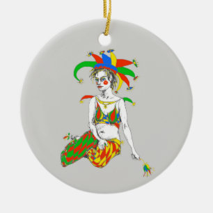 Adorno De Cerámica Un bufón