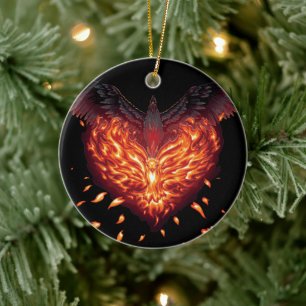 Adorno De Cerámica Un corazón renacido