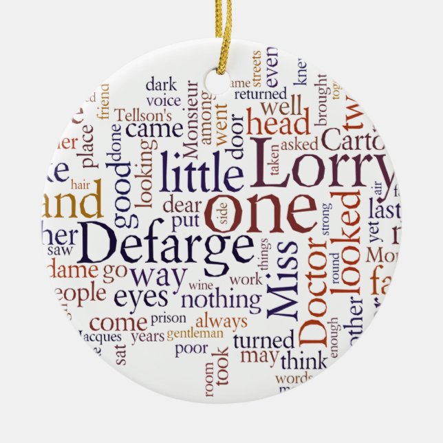 Adorno De Cerámica Un cuento de dos ciudades (Frente)