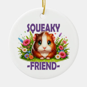 Adorno De Cerámica Un juego de palabras de amigo. Personalizado de ce