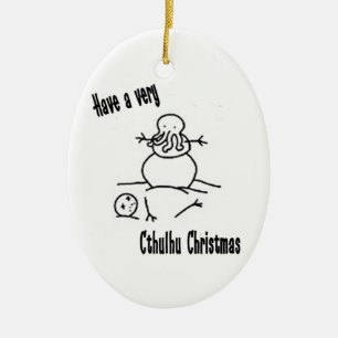 Adorno De Cerámica Un Navidad en Cthulhu