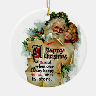 Adorno De Cerámica Un Navidad feliz