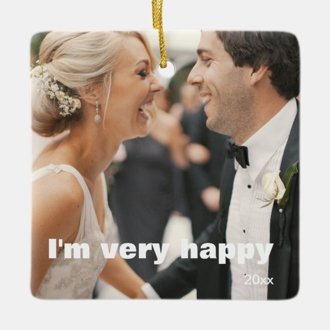 Adorno De Cerámica Un Personalizable de 2 lados Elegantes Desplazamie (Anverso)