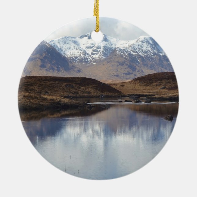 Adorno De Cerámica Un poco de Escocia (Atrás)