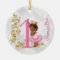 Un primer cumpleaños personalizado africano-americ