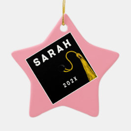 Adorno De Cerámica Un regalo de graduación de cuta