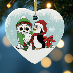 Adorno De Cerámica Una amistad de Navidades