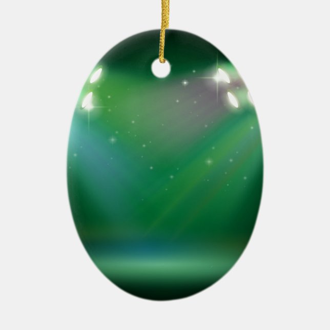 Adorno De Cerámica Una etapa con los proyectores (Frente)