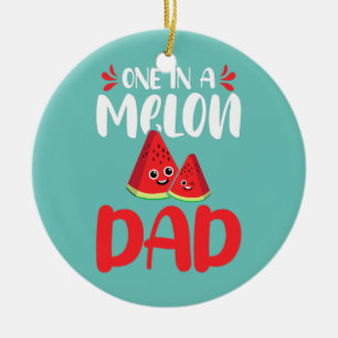 Adorno De Cerámica Una familia divertida en Melón
