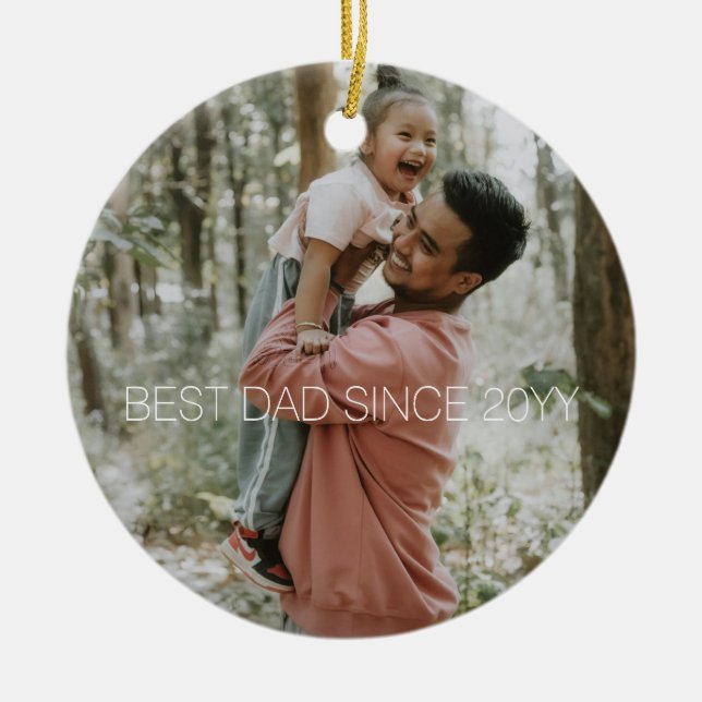 Adorno De Cerámica Una foto mínima (Frente)