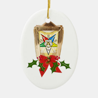 Adorno De Cerámica Una linterna del día de fiesta de OES