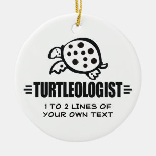 Adorno De Cerámica Una tortuga Personalizado divertida
