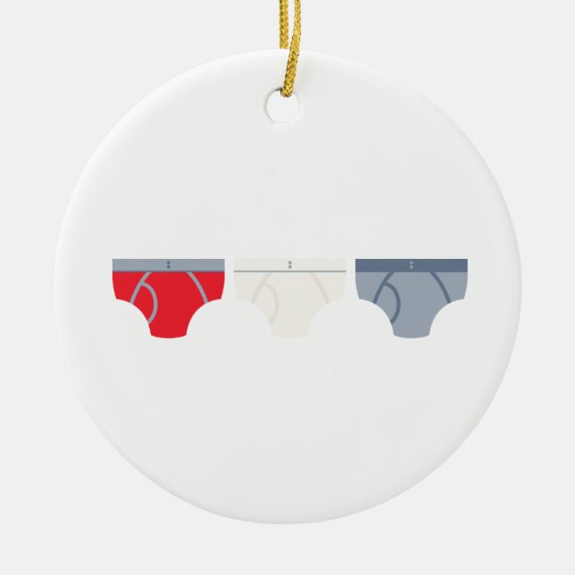 Adorno De Cerámica Underwear (Frente)