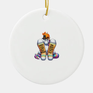 Adorno De Cerámica Unicornio con calcetines hombres mujeres niños niñ
