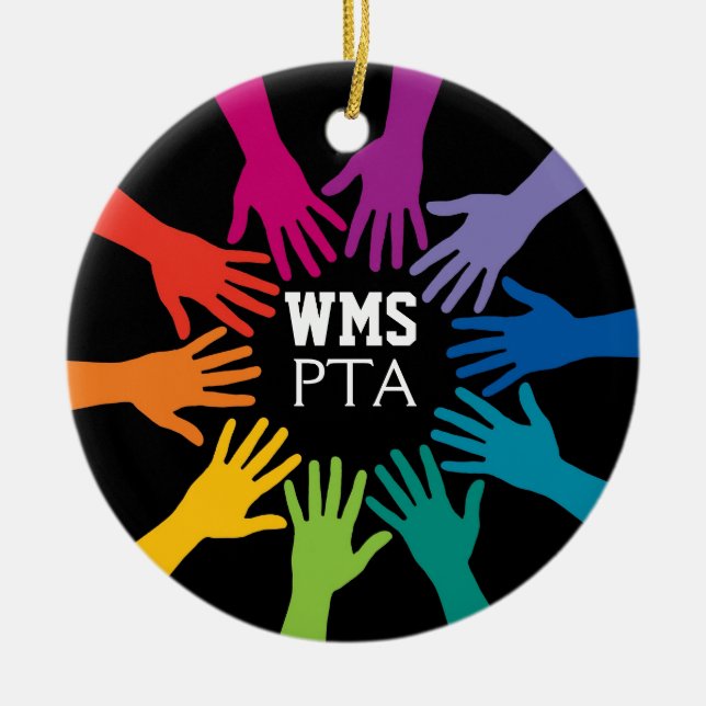 Adorno De Cerámica Unidad - Manos - SRF (Frente)