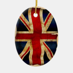 Adorno de cerámica Union Jack