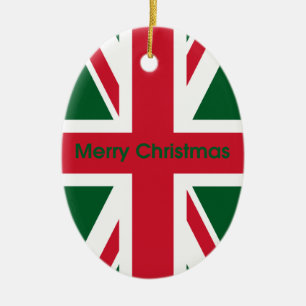 Adorno De Cerámica Unión Jack