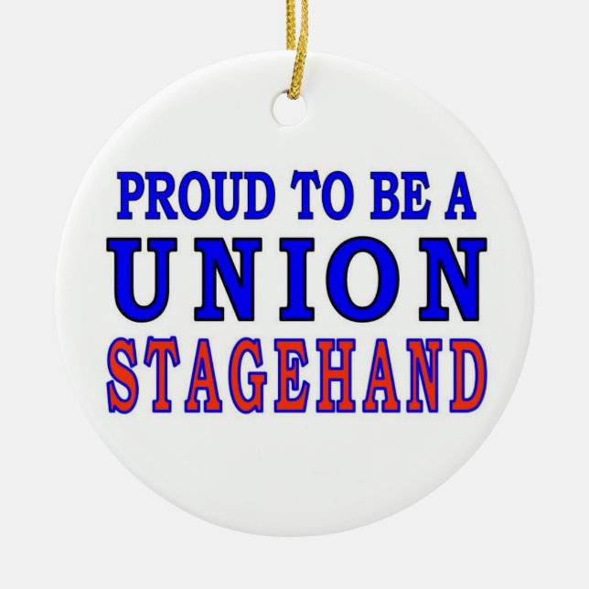 ADORNO DE CERÁMICA UNION STAGEHAND (Frente)