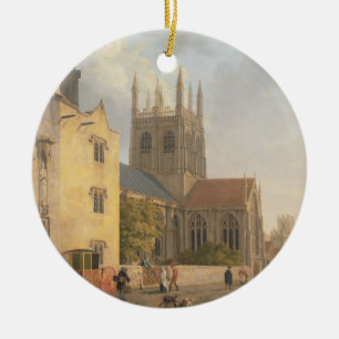 Adorno De Cerámica Universidad de Merton, Oxford, 1771 (aceite en