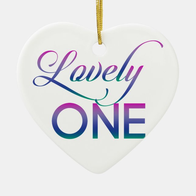 Adorno De Cerámica Uno encantador (Frente)