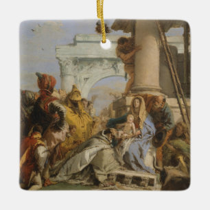Adorno De Cerámica Unos de los reyes magos