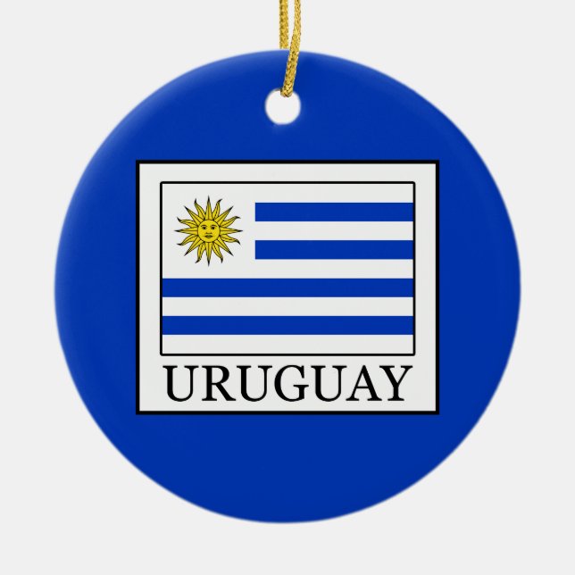 Adorno De Cerámica Uruguay (Frente)