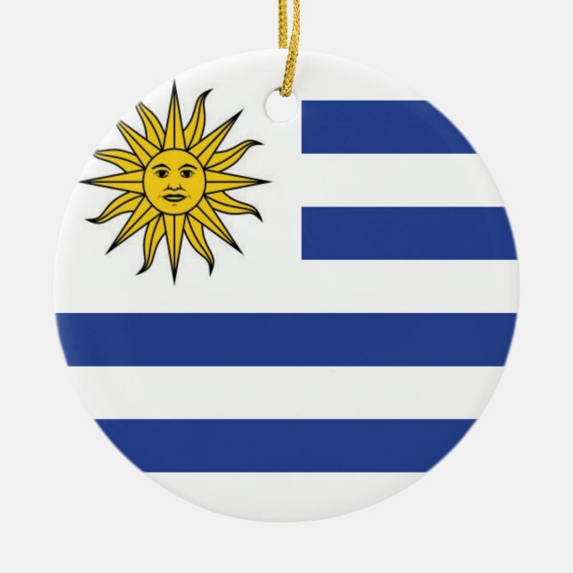 Adorno De Cerámica Uruguay (Frente)