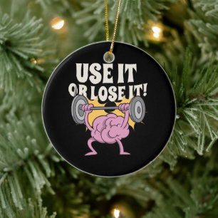 Adorno De Cerámica Usa y entrena tu cerebro