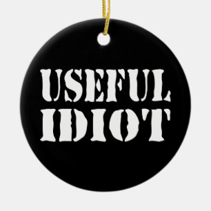 ADORNO DE CERÁMICA USEFUL IDIOT