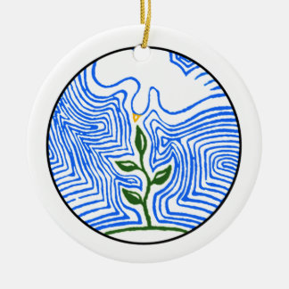 Adorno De Cerámica "Usted envía su alcohol y renueva la tierra "