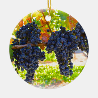 Adorno De Cerámica Uvas de vino