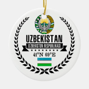Adorno De Cerámica Uzbekistán