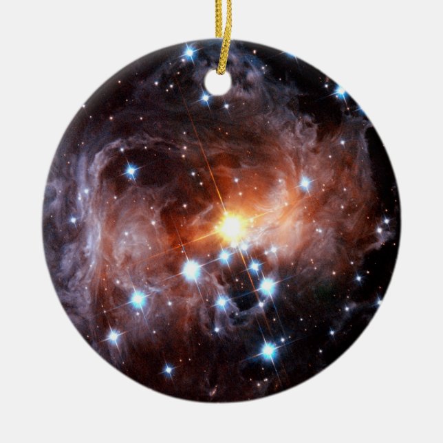 Adorno De Cerámica V838 Monocerotis Red Supergigante Estrella Hubble  (Frente)