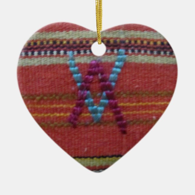 Adorno De Cerámica V invertidos (Frente)