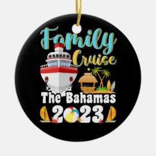 Adorno De Cerámica Vac de verano 2023 para crucero familiar en Bahama