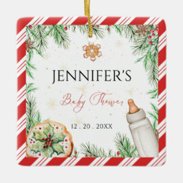 Adorno De Cerámica Vacaciones acogedoras de color de agua personaliza