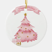 Vacaciones de invierno rosa para niños