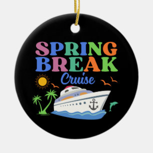 Adorno De Cerámica Vacaciones de primavera camiseta básica masculina