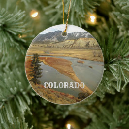 Adorno De Cerámica Vacaciones del paisaje escénico de Colorado