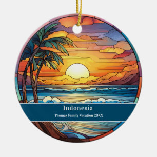 Adorno De Cerámica Vacaciones personalizadas en la playa de Indonesia