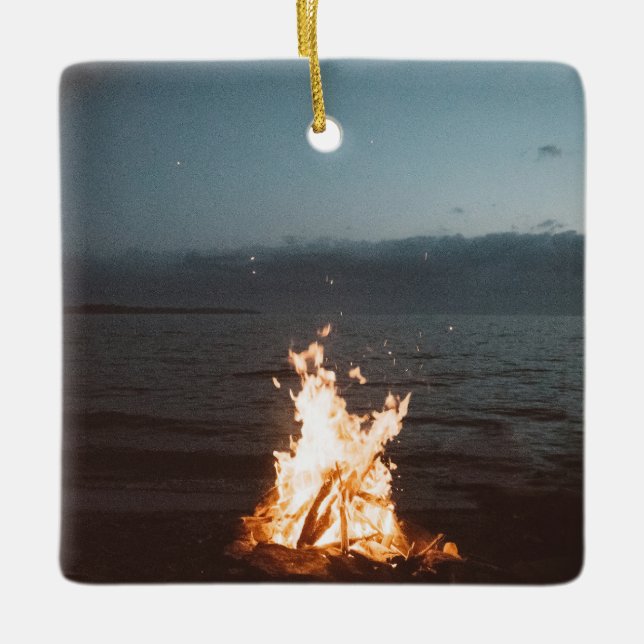 Adorno De Cerámica Vacaciones personalizadas,Regalo de Personalizado  (Anverso)