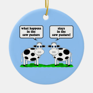 Adorno De Cerámica vacas