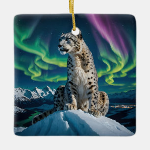 Adorno De Cerámica “Vagabundo del cielo del norte” - Retrato de leopa